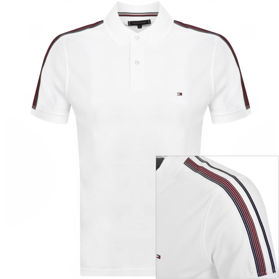 Tommy hilfiger white collar shirt on sale